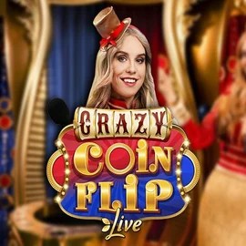 Enjoy Crazy Coin Flip by Evolution – logo hosted on fastslot-nl.nl