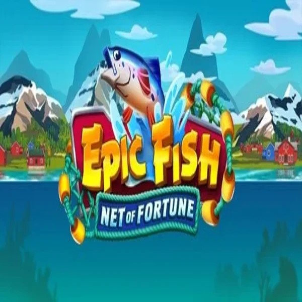 Epic Fish Net of Fortune slot logo by Quickspin at Fast Slots CasinoEpic Fish Net of Fortune