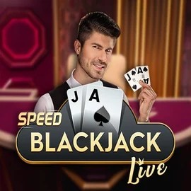 Speed Blackjack slot logo by Pragmatic Play at Fast Slots Casino