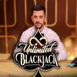 Official Live Casino logo: Unlimited Blackjack by Ezugi at Fast Slots Casino